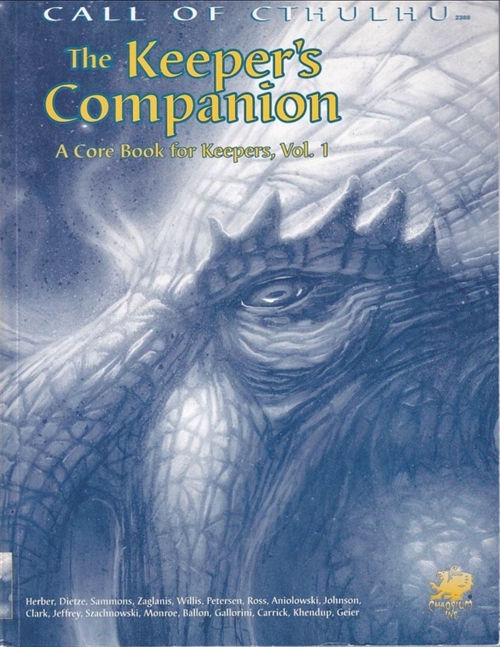 Call Of Cthulhu - 5.5 edition - The Keepers Companion 1  (B-Grade) (Genbrug)